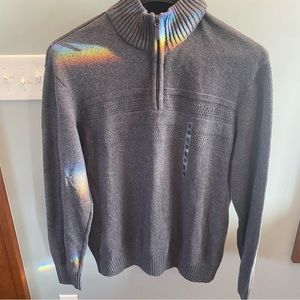 NWT Dockers Men’s Sweater Charcoal- SZ M